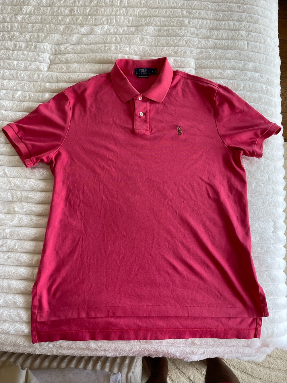 Polo by Ralph Lauren Men’s Bright Pink Polo Shirt